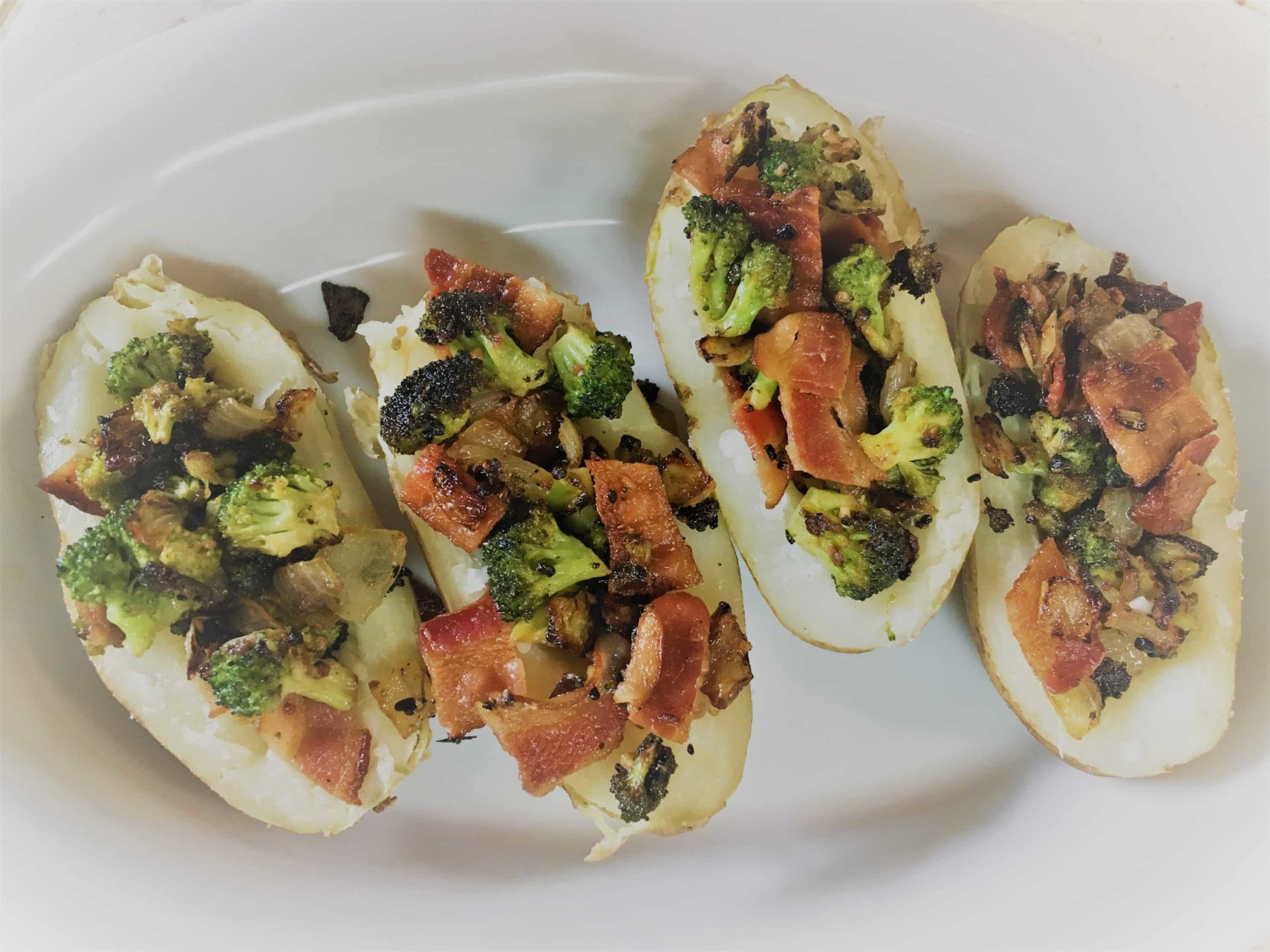 Loaded Potato Skins | Crispy Potato Recipes | Paleo Recipes
