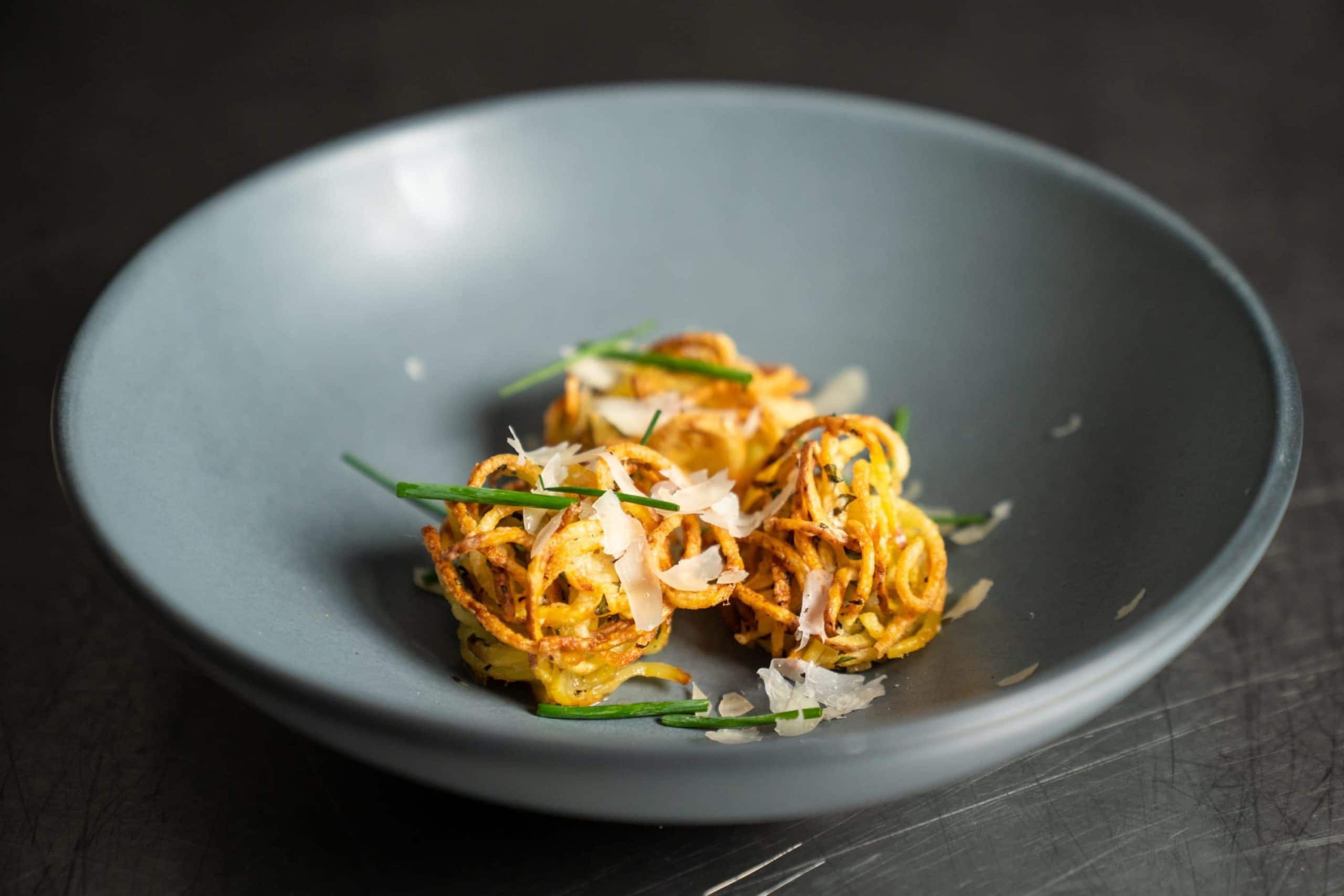 Spiralize Potato Stacks | Parmesan | Thyme | Potato Recipes