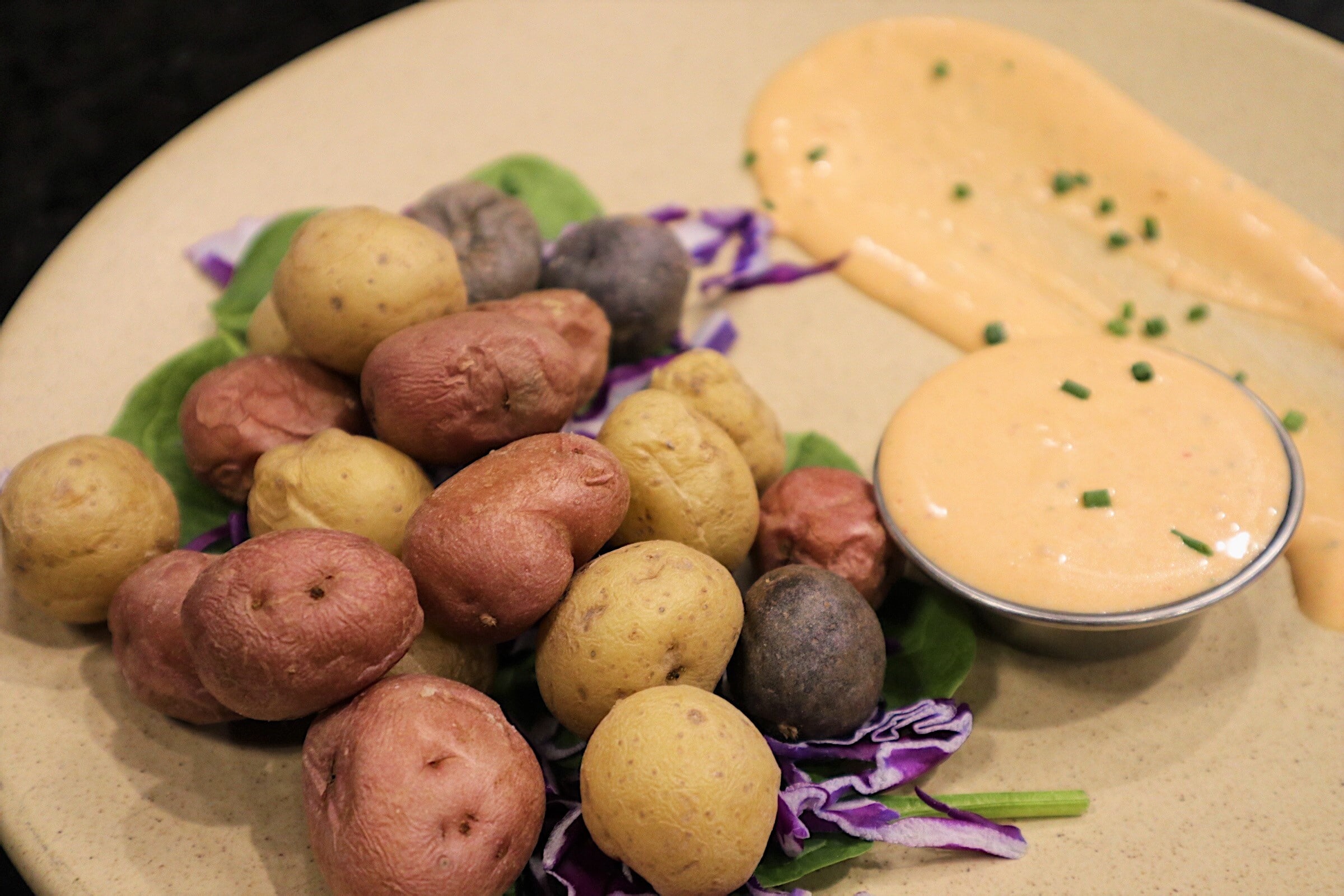 Mini Potatoes | Dippers | Cilantro Yogurt Sauce | Potato Recipes