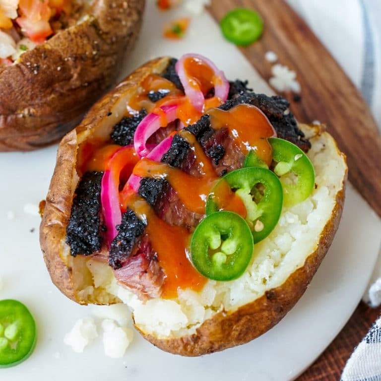 Smoked Brisket Baked Potato Baked Potato Smoked Brisket