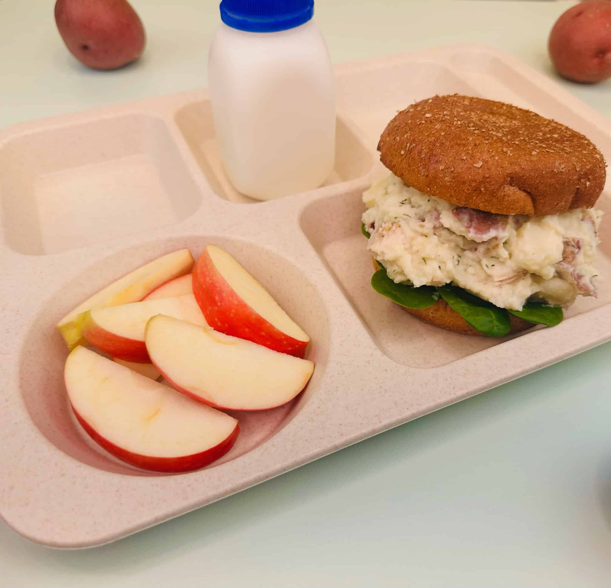 Chicken Potato Salad Sammy - Potato Goodness