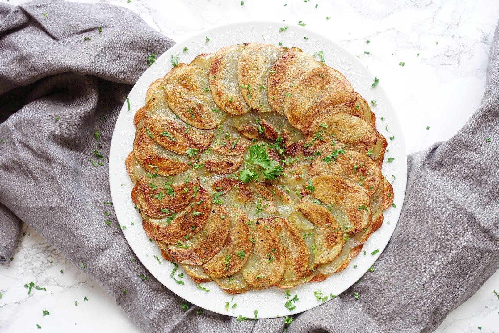 Potato Recipes | Truffled potato galette