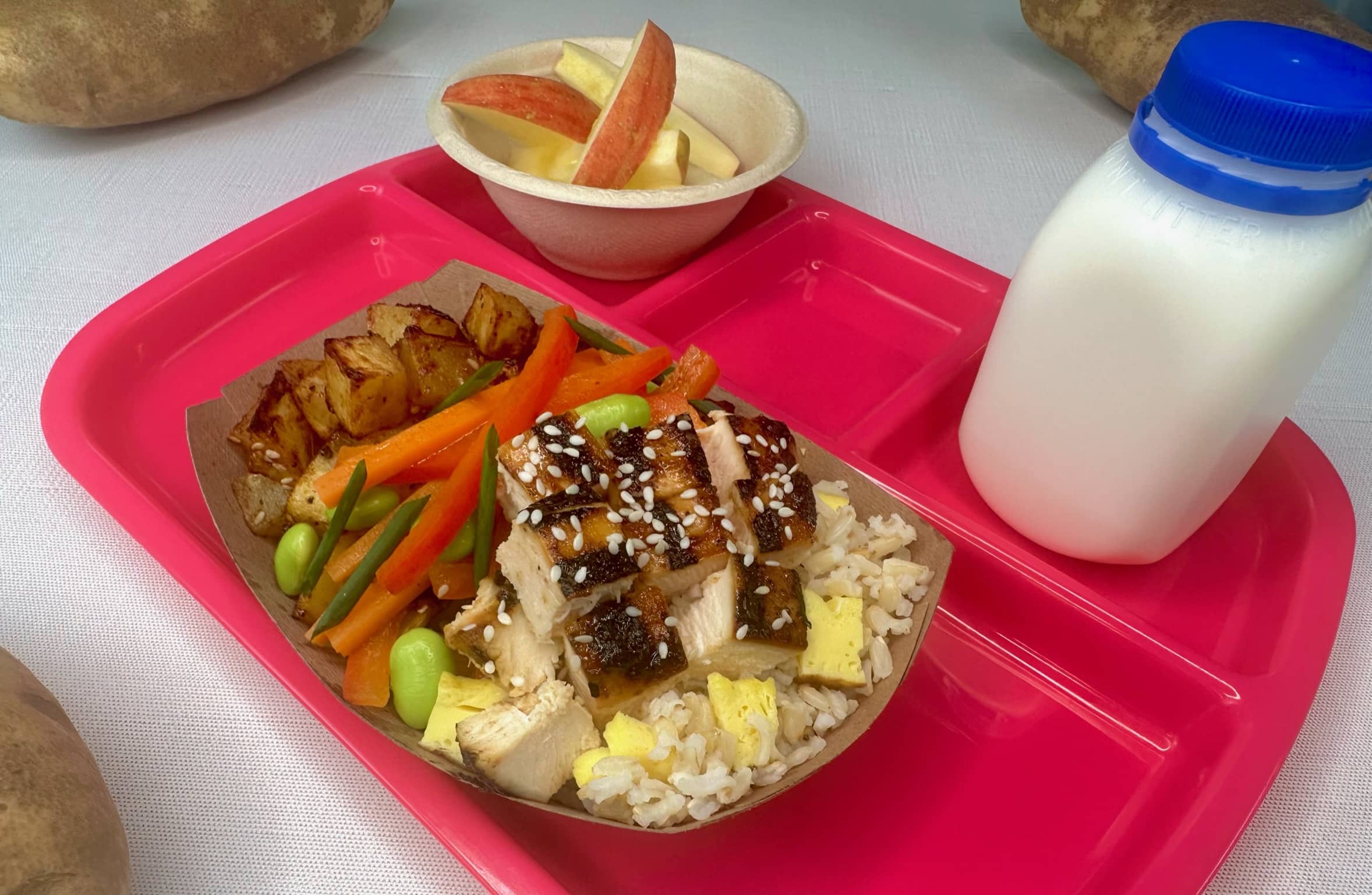 Asian Chicken & Potato Bowl Potato Goodness