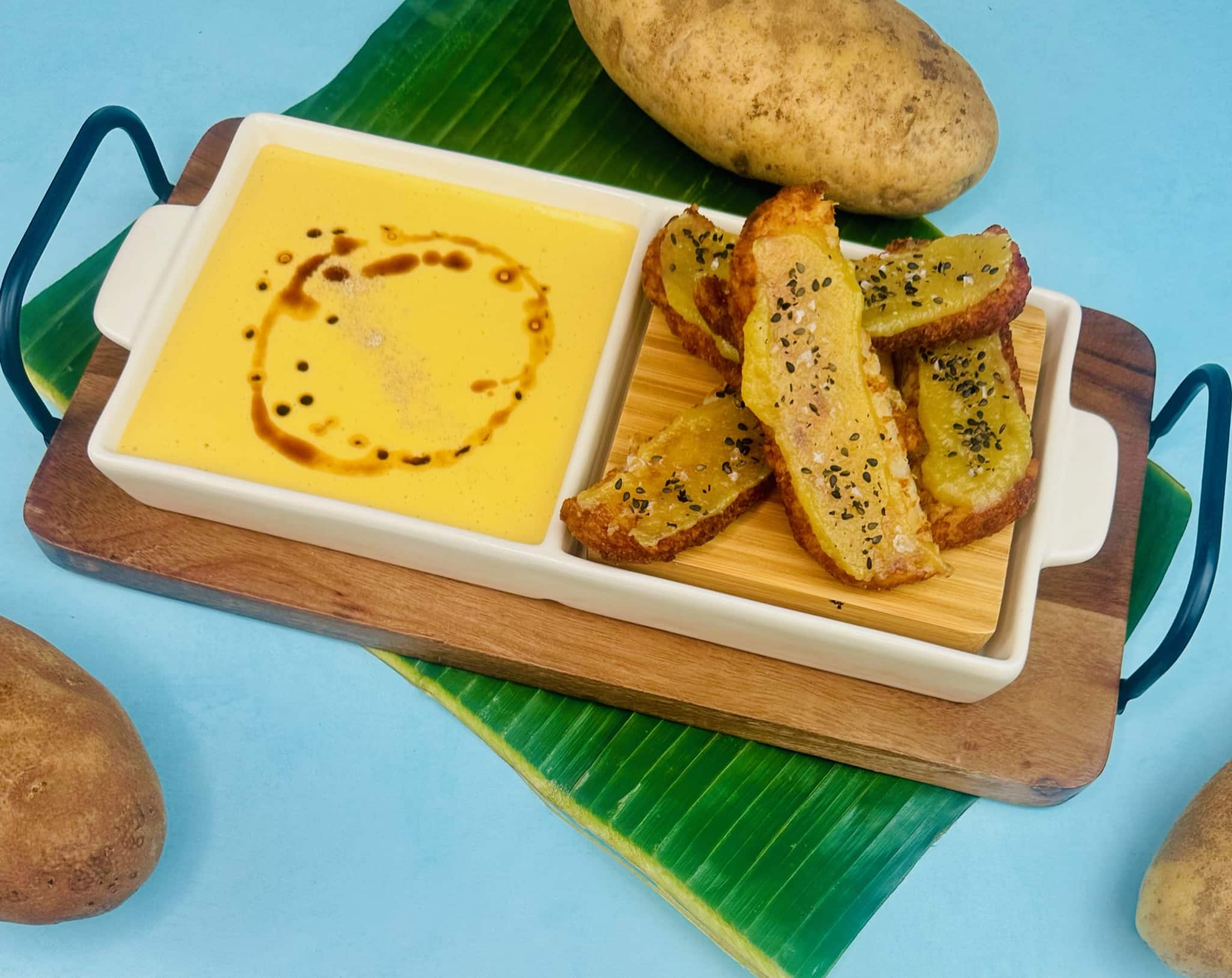 Hash Brown Kaya Toast - Potato Goodness