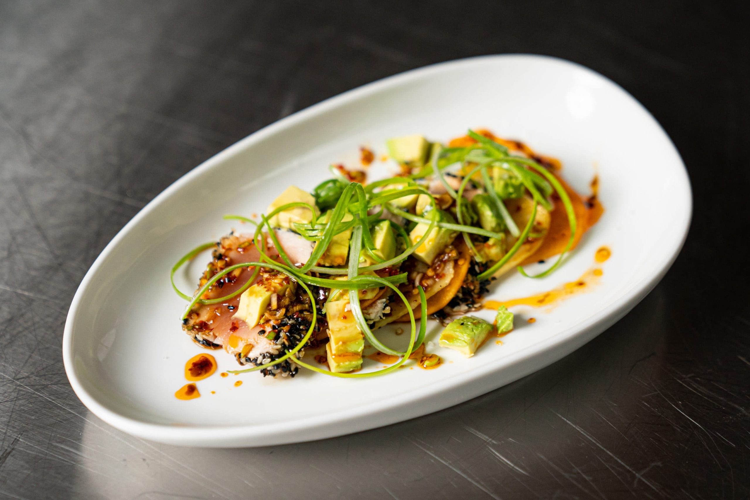 Potato & Sesame Crusted Albacore | Albacore Recipes | Potato Recipes