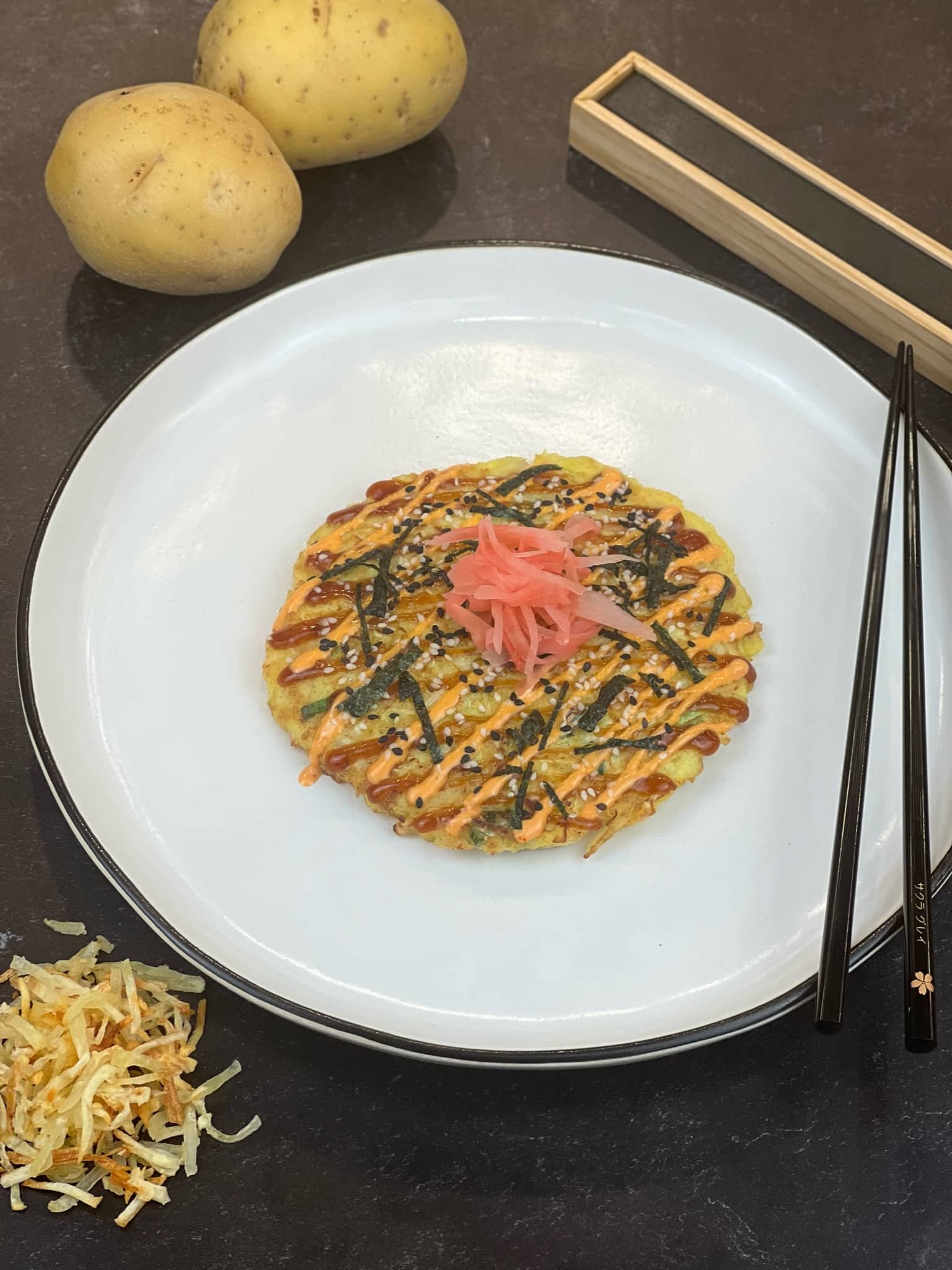 Japanese Potato Pancake Potato Goodness