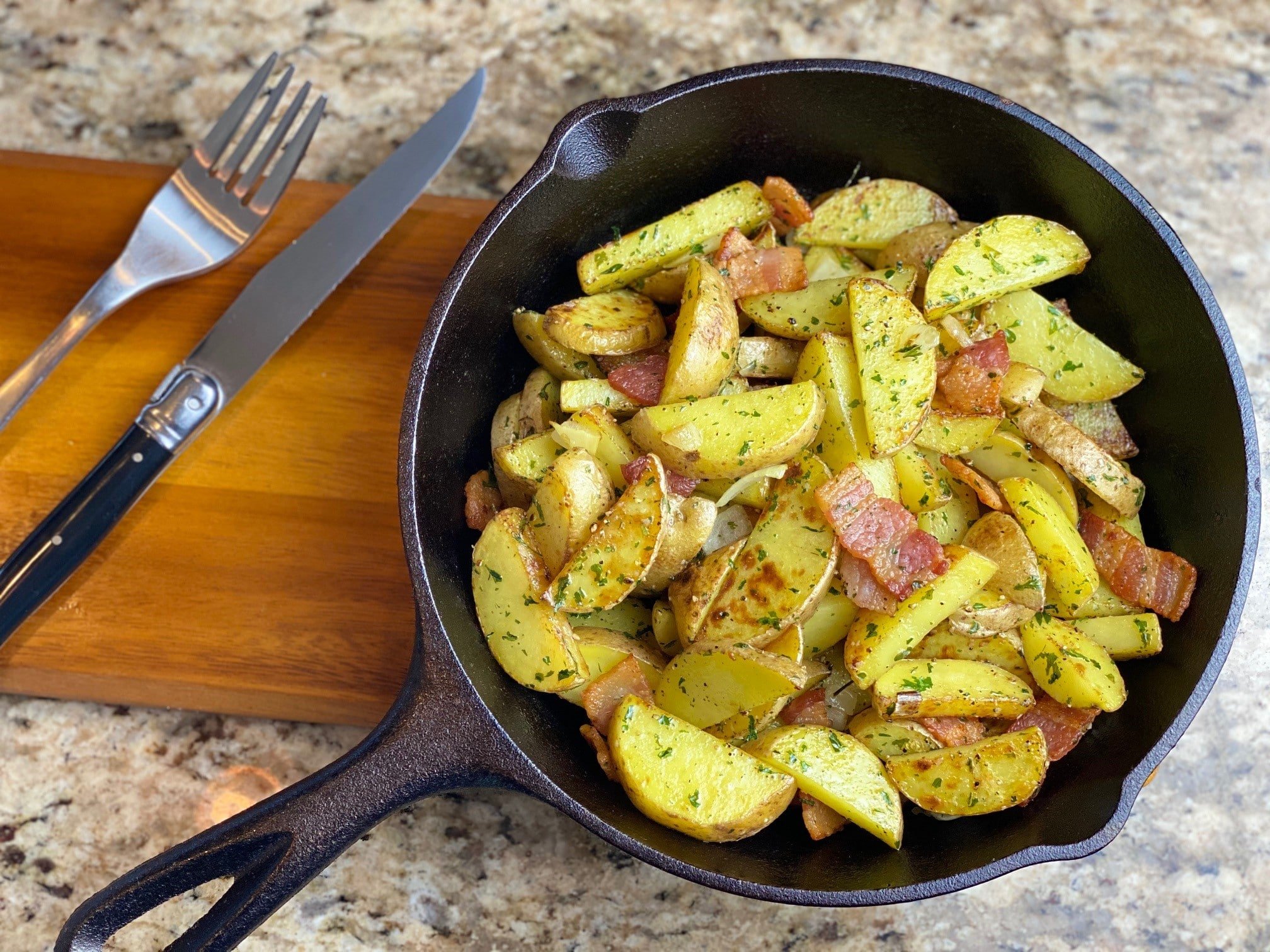 Multicooker Bacon and Ranch Potatoes - Potato Goodness