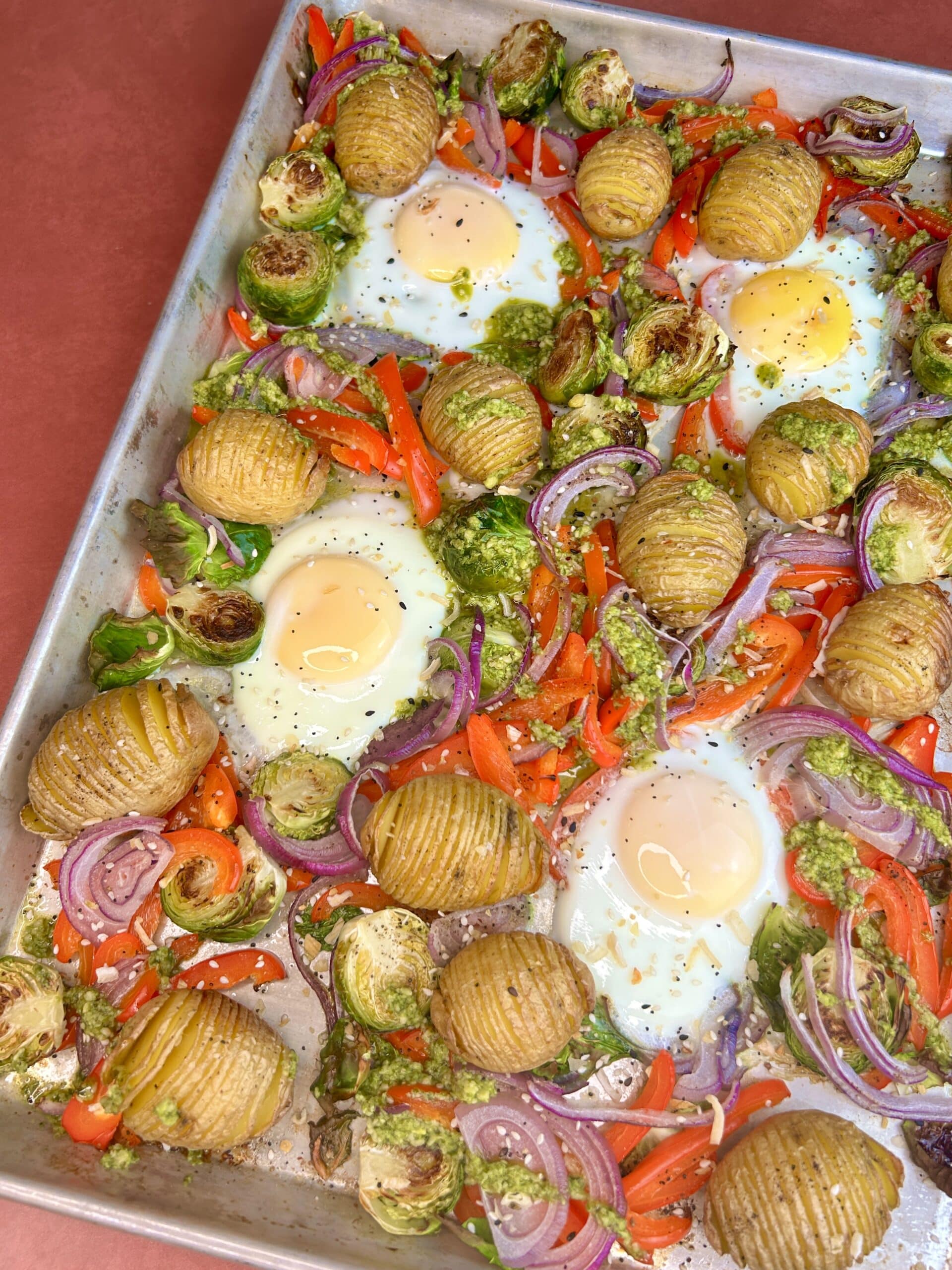 Hasselback Sheet Pan Breakfast - Potato Goodness