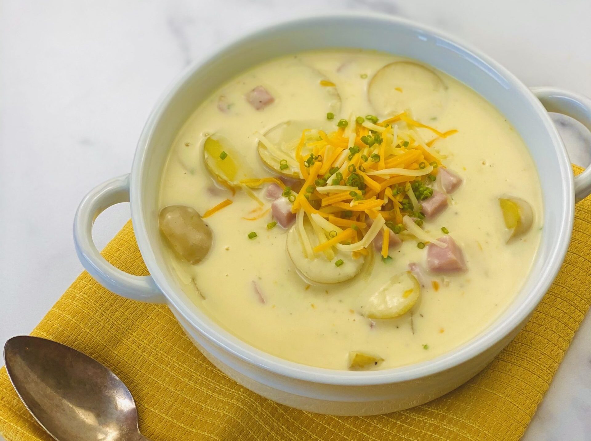 Ham and Cheese Potato Soup - Potato Goodness