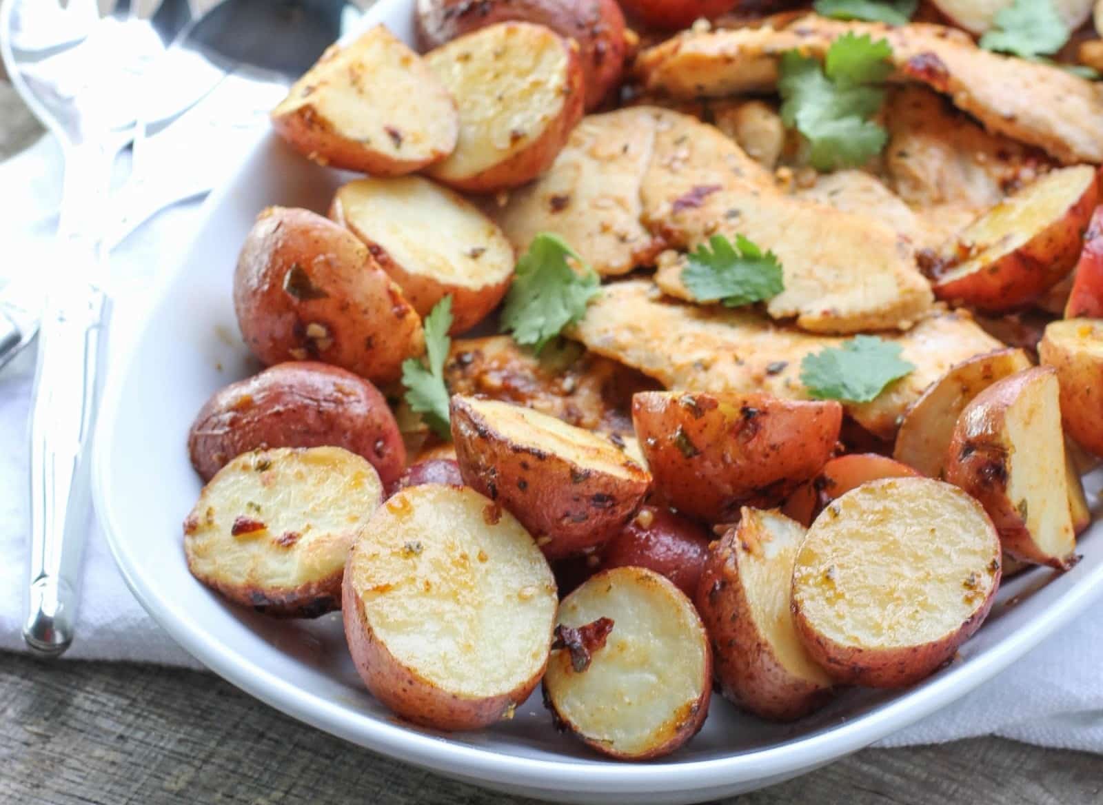 Potato Recipes | Chipotle Lime Potatoes and Chicken