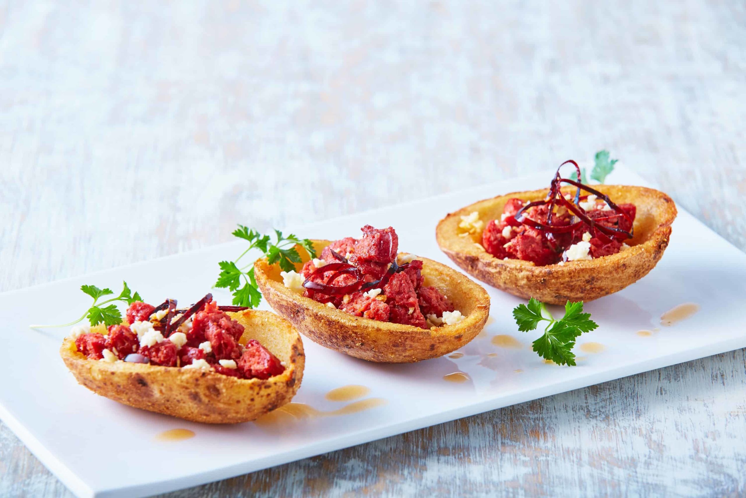Potato Recipes | Chorizo stuffed potatoes