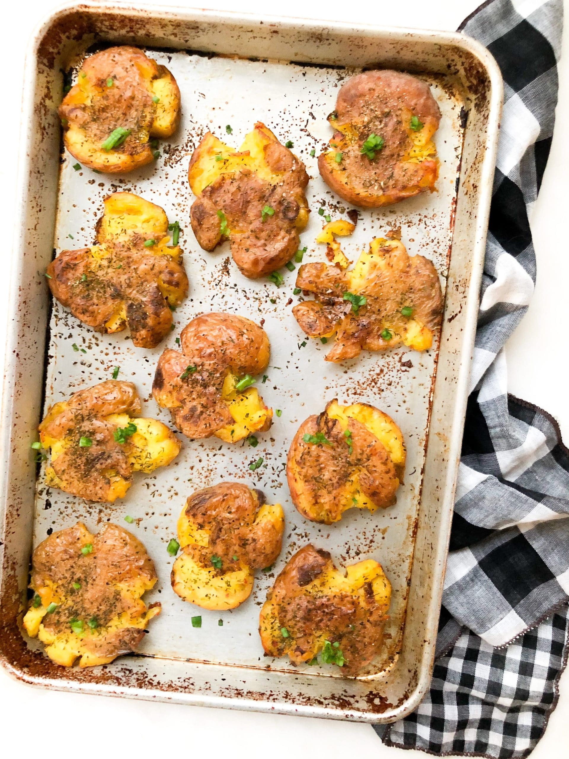 Ranch Smashed Potatoes - The Country Cook