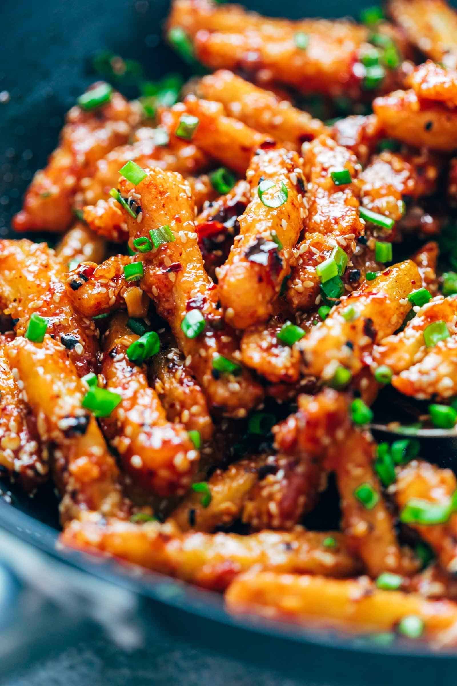 Crispy XO Potato Stir Fry - Potato Goodness