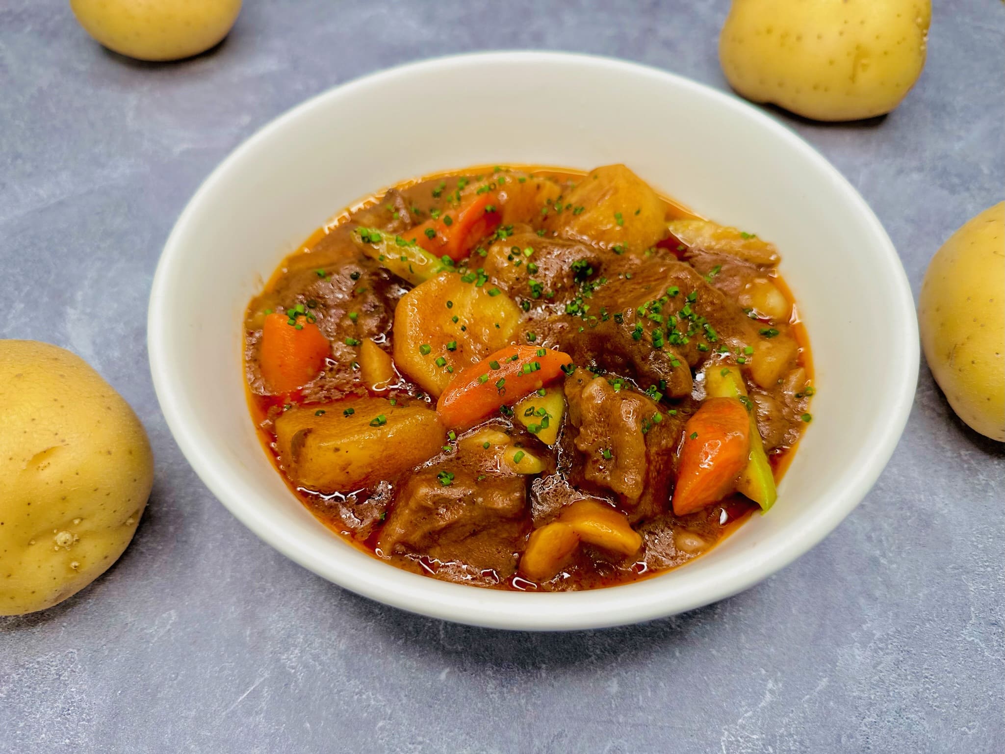 Potato and Beef Stew Potato Goodness