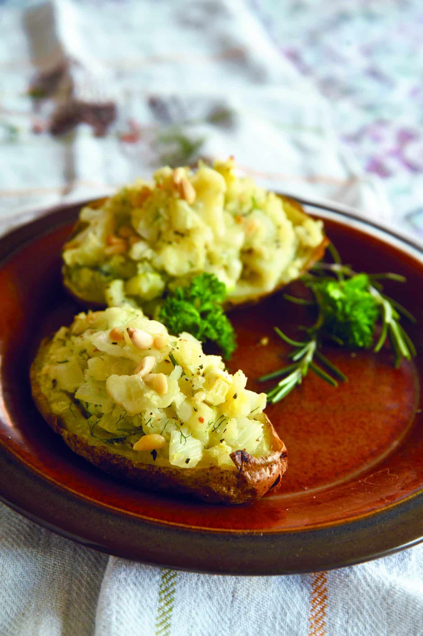 Fennel Stuffed Potatoes Recipe | Potato Goodness