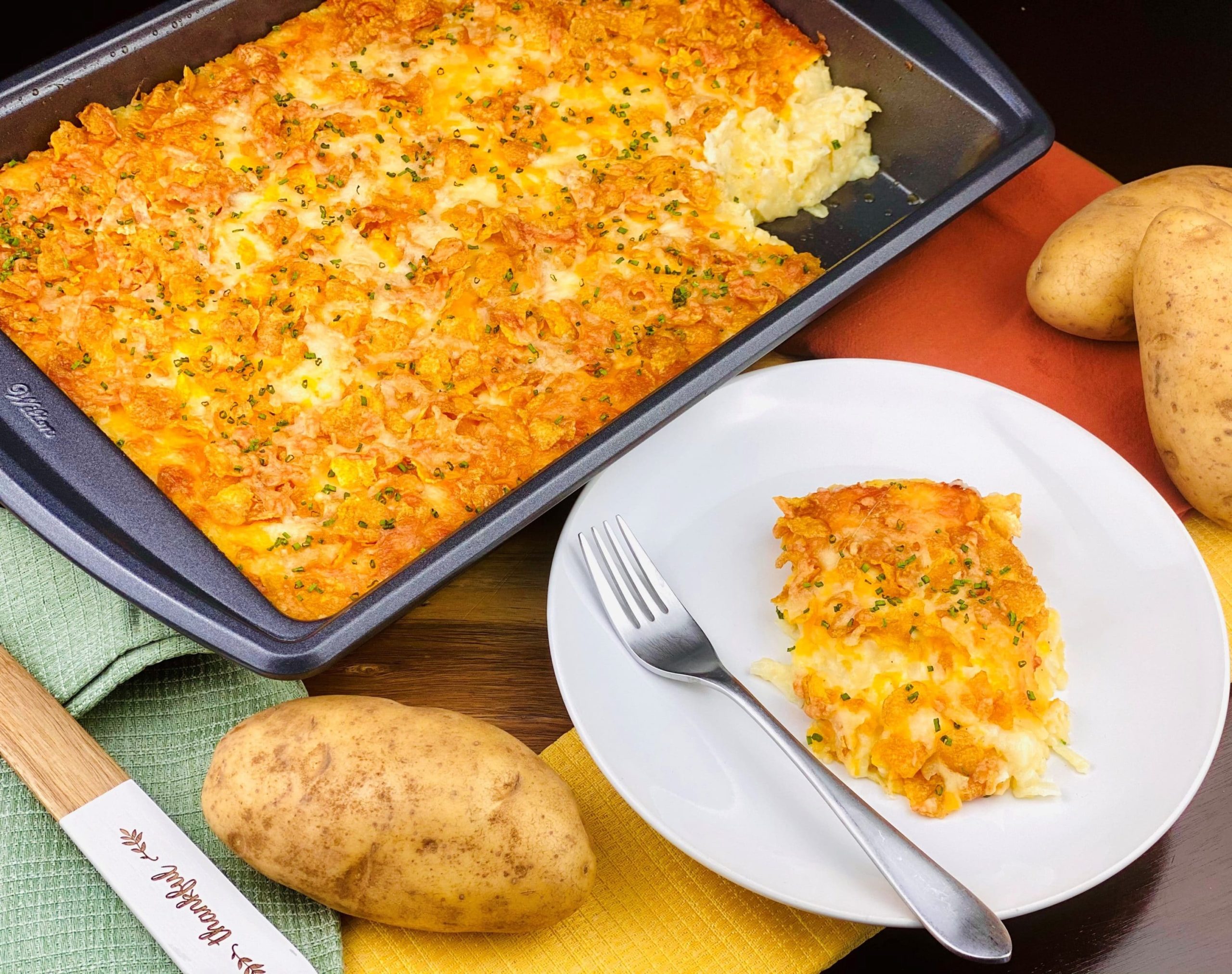 Crispy Hash Brown Casserole Potato Recipes Funeral Potatoes
