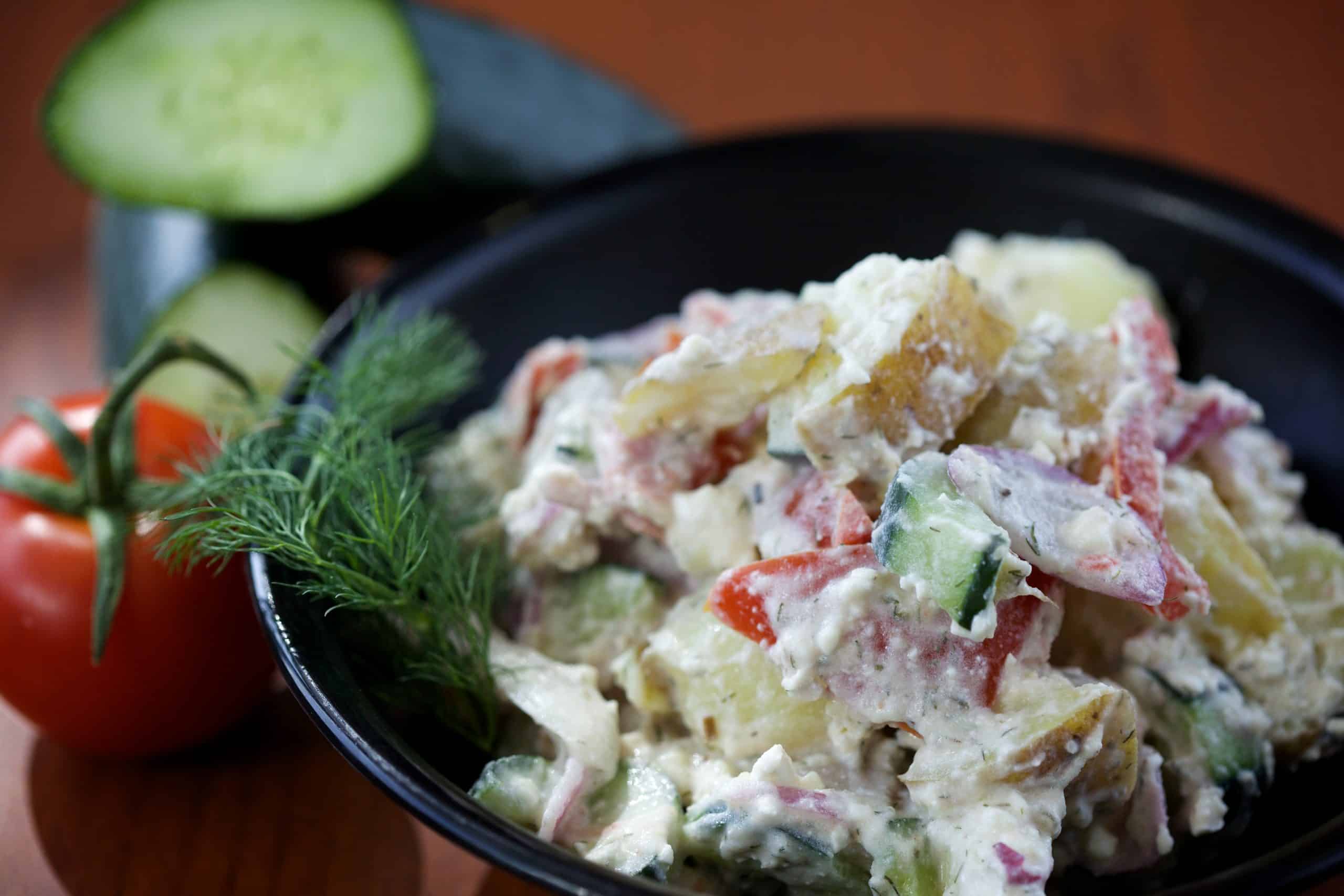 Greek Potato Salad - Potato Goodness