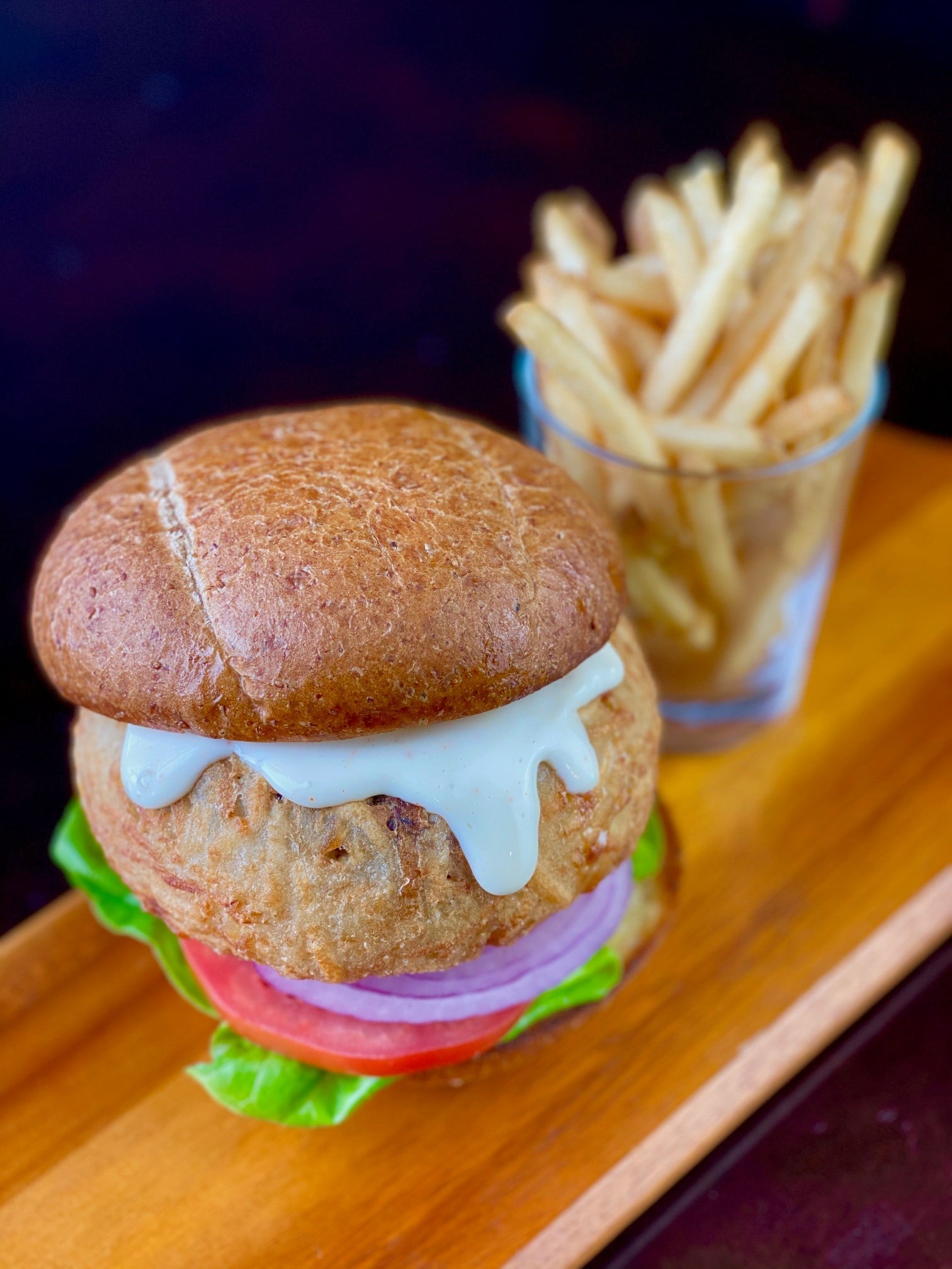 Potato Crusted Burger with Alabama White BBQ Sauce Burger Recipe