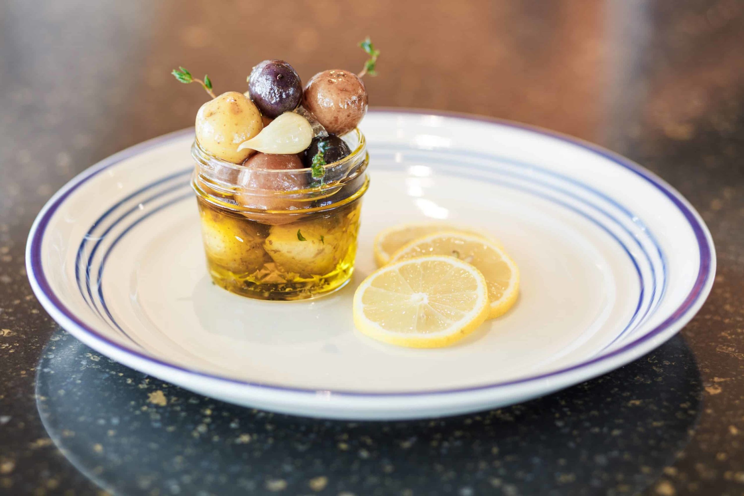 Foodservice Recipe | Potato Confit with Meyer Lemon Vinaigrette