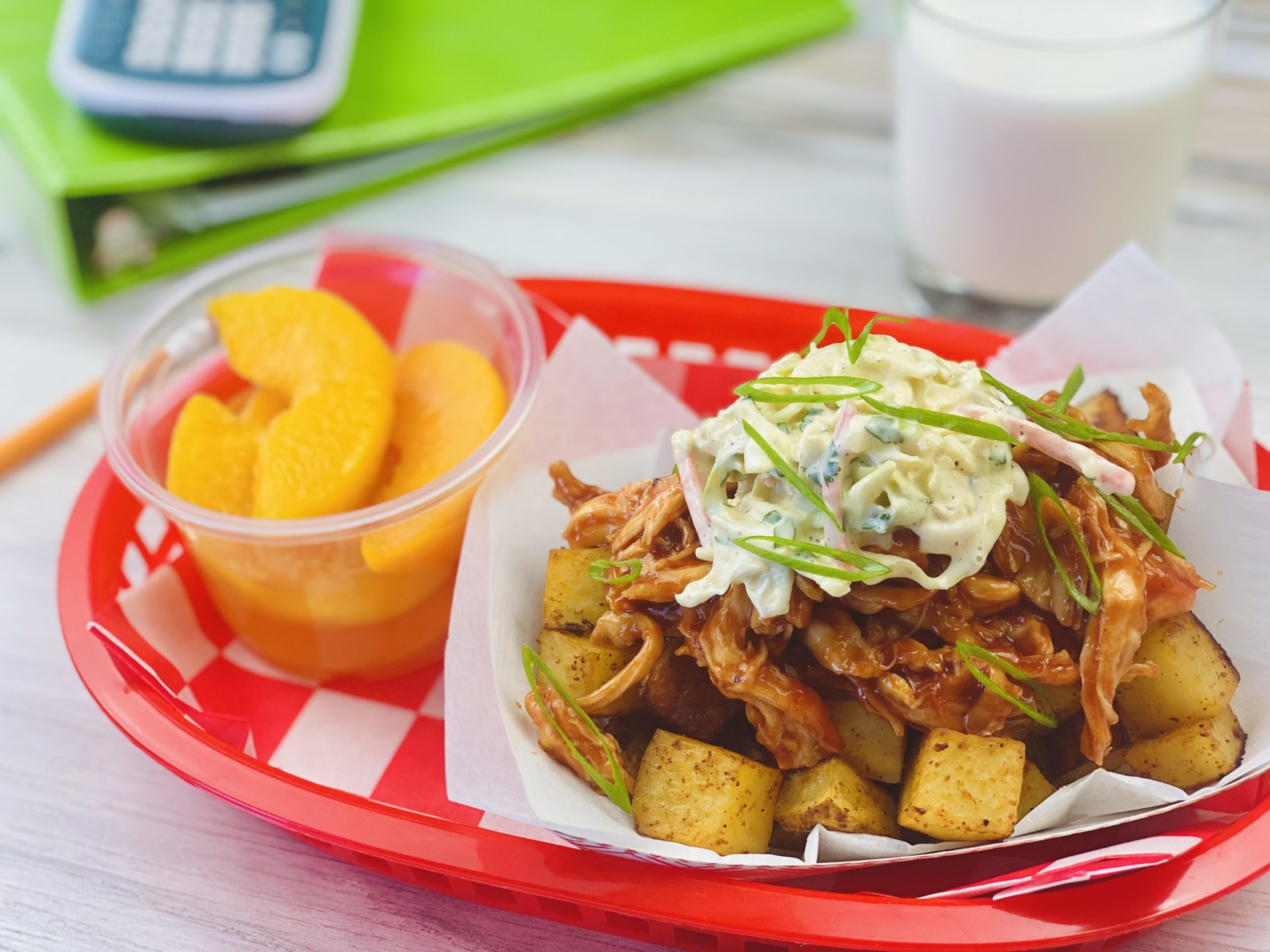 BBQ Roasted Potatoes with Smoky Pulled Chicken | BBQ Chicken