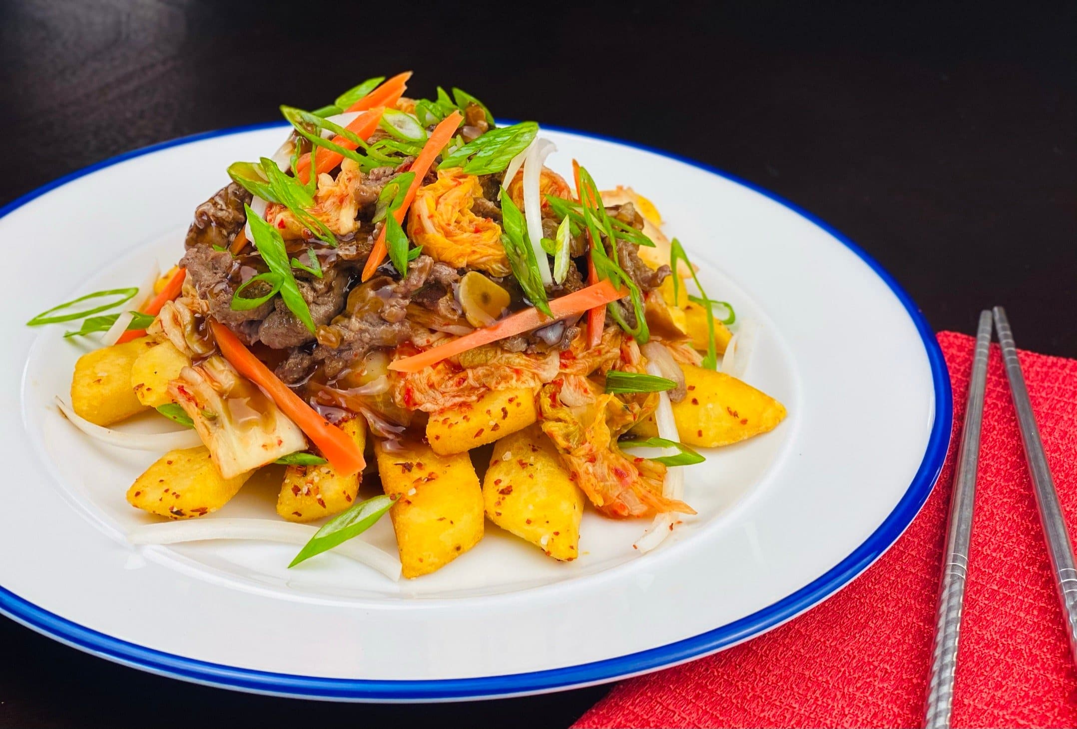 Korean Beef Bulgogi Loaded Fries | Korean Beef | Loaded Fries