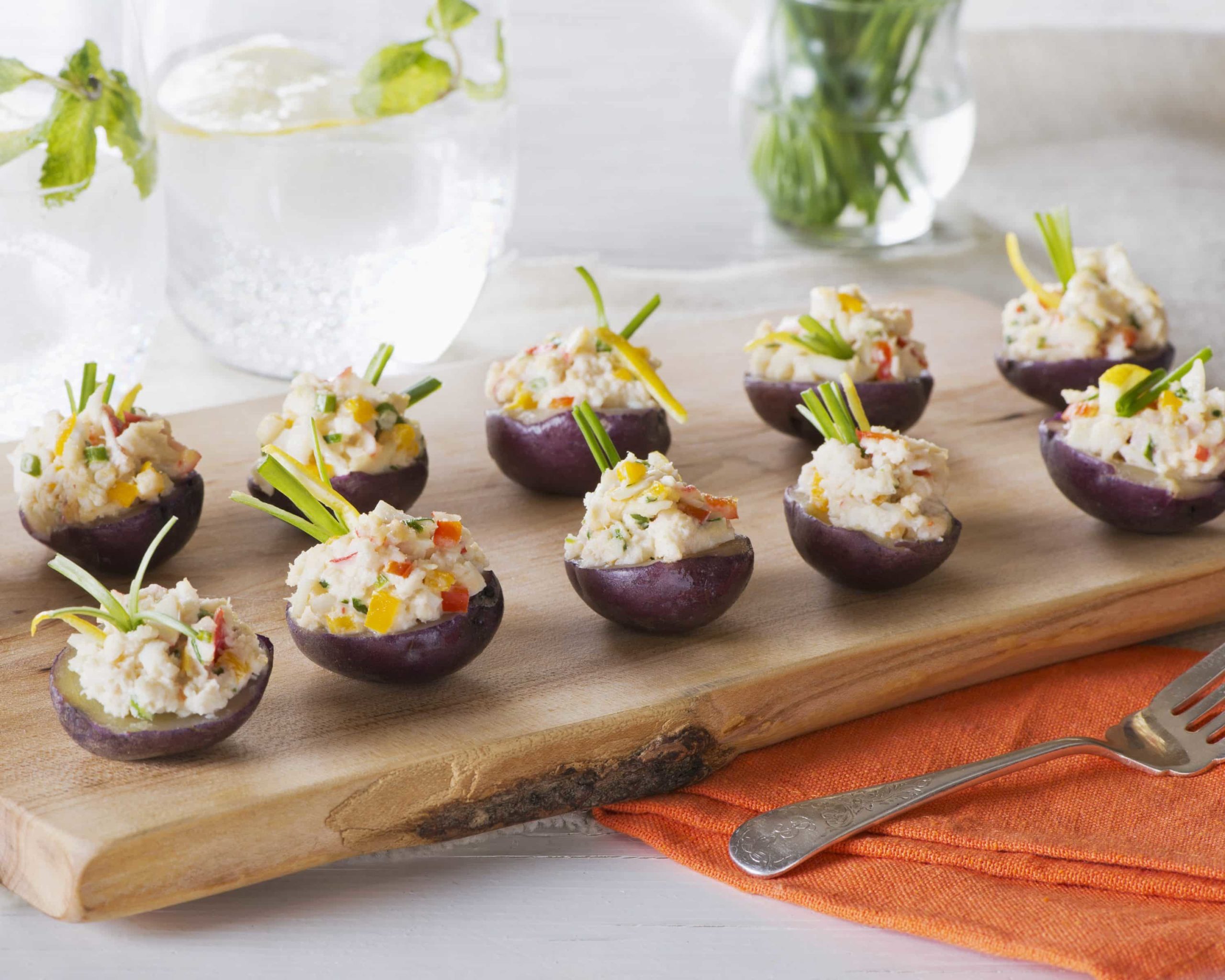 Potato Crab Bites | Appetizer Recipes | Crab Recipes | Potato Recipes