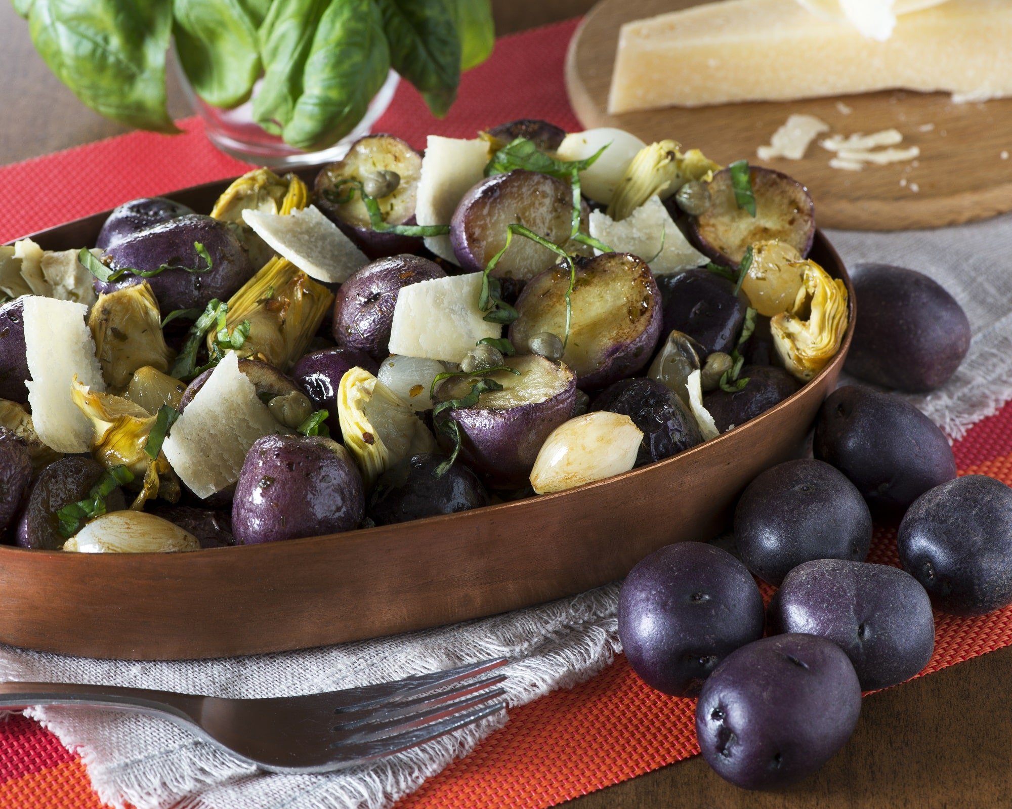 Potato Recipes | Roasted Purple Potatoes