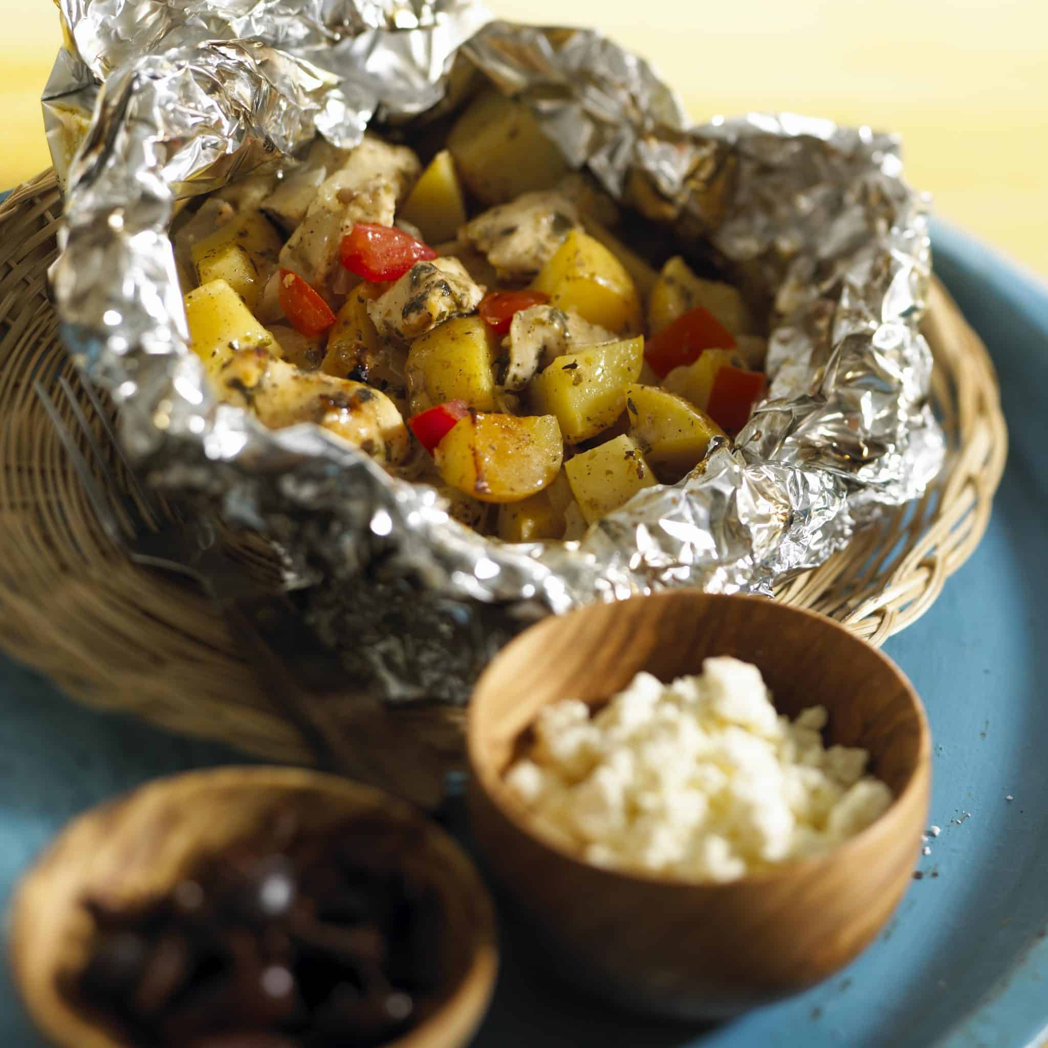 Potato Recipes | Mediterranean Lemon Chicken and Potatoes