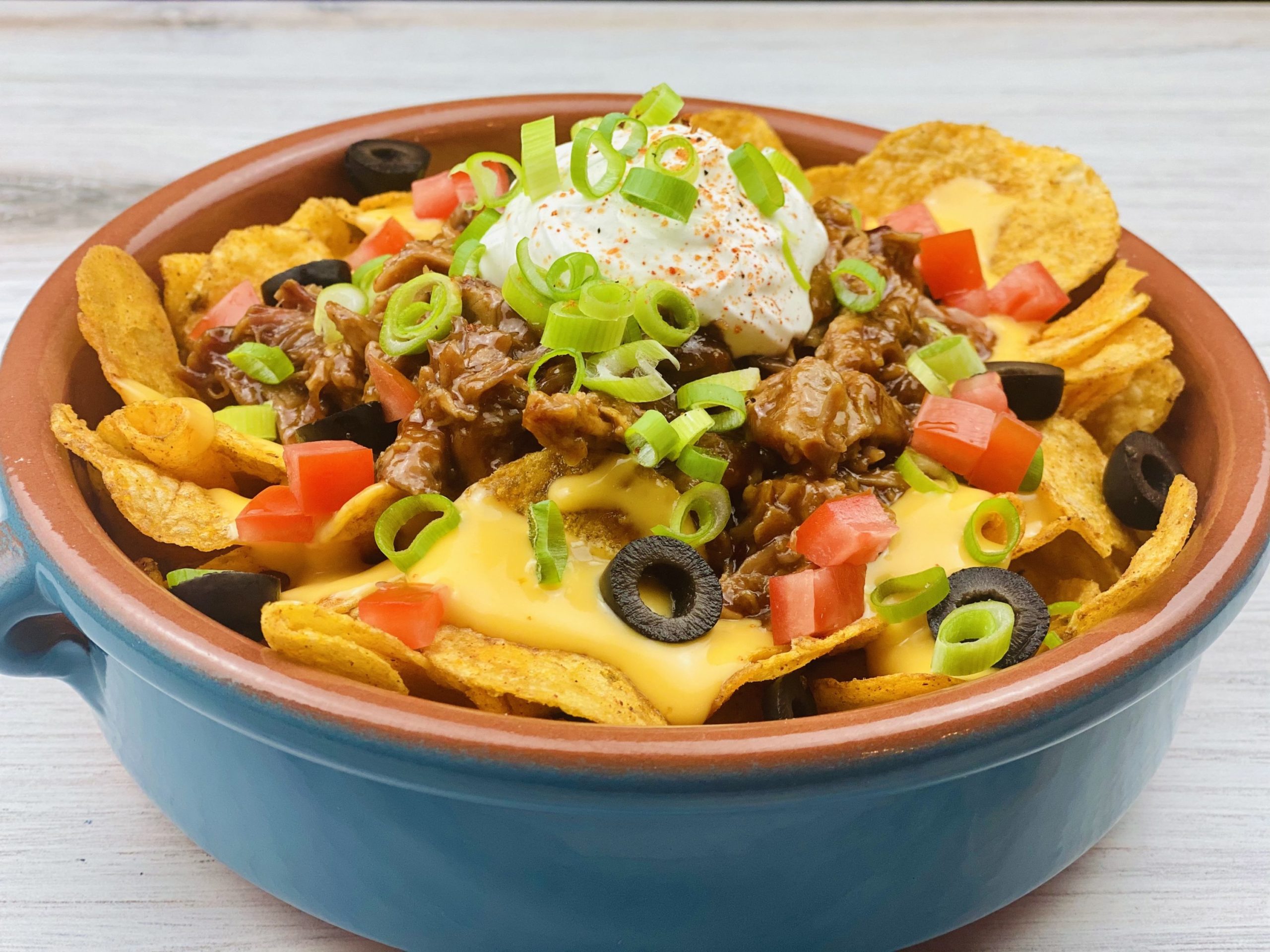 Porky BBQ Kettle Chip Nachos Potatoes USA