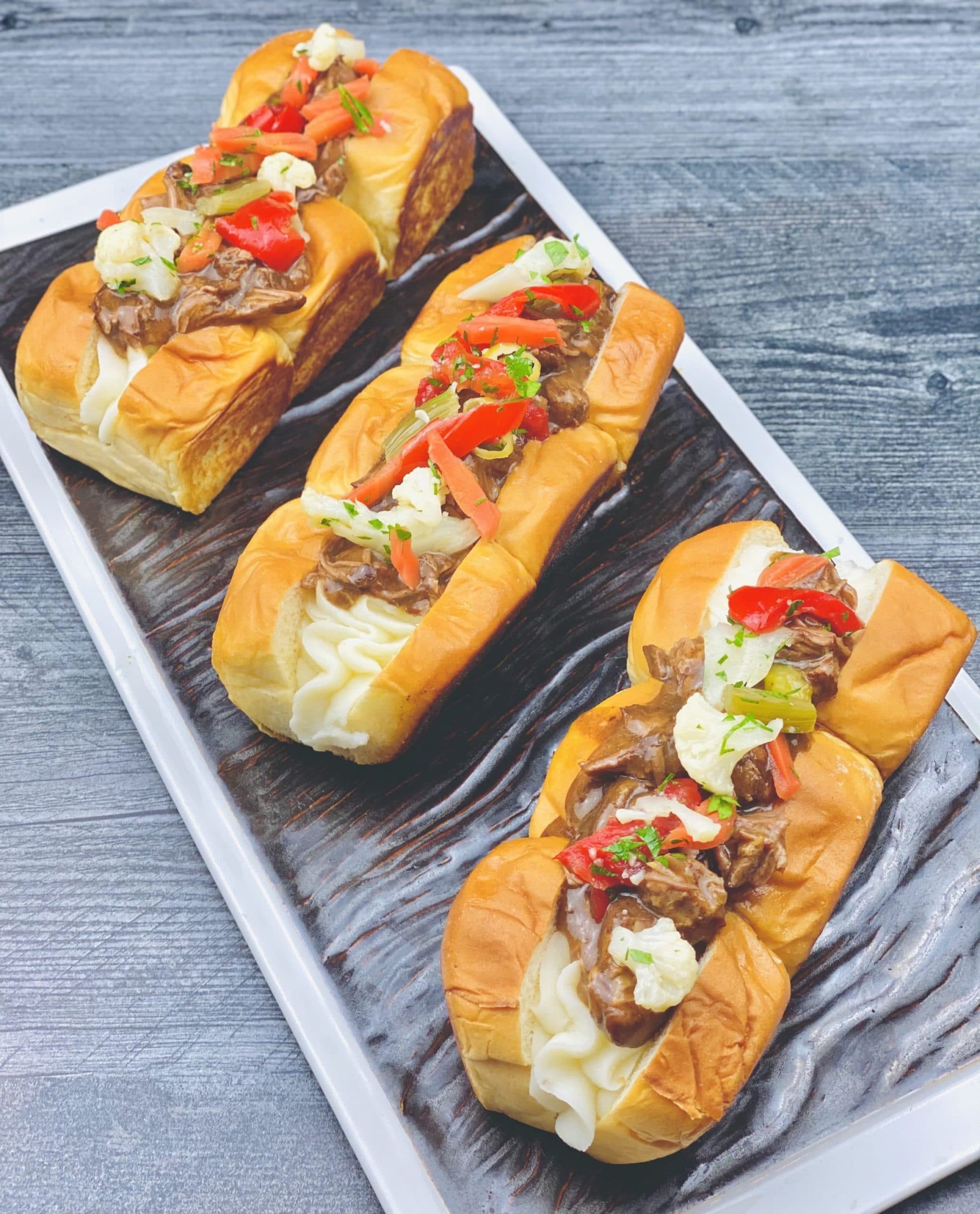 Pot Roast and Mashed Potato Grinders Potatoes USA