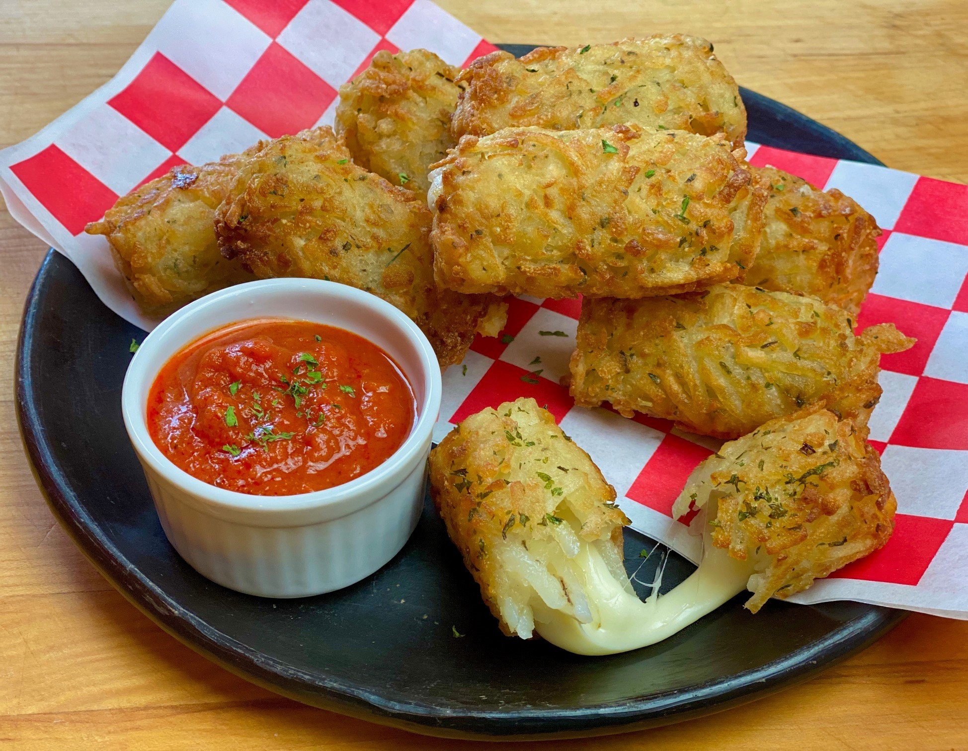 Hash Brown Crusted Mozzarella Sticks | Mozzarella Sticks | Potato Recipe