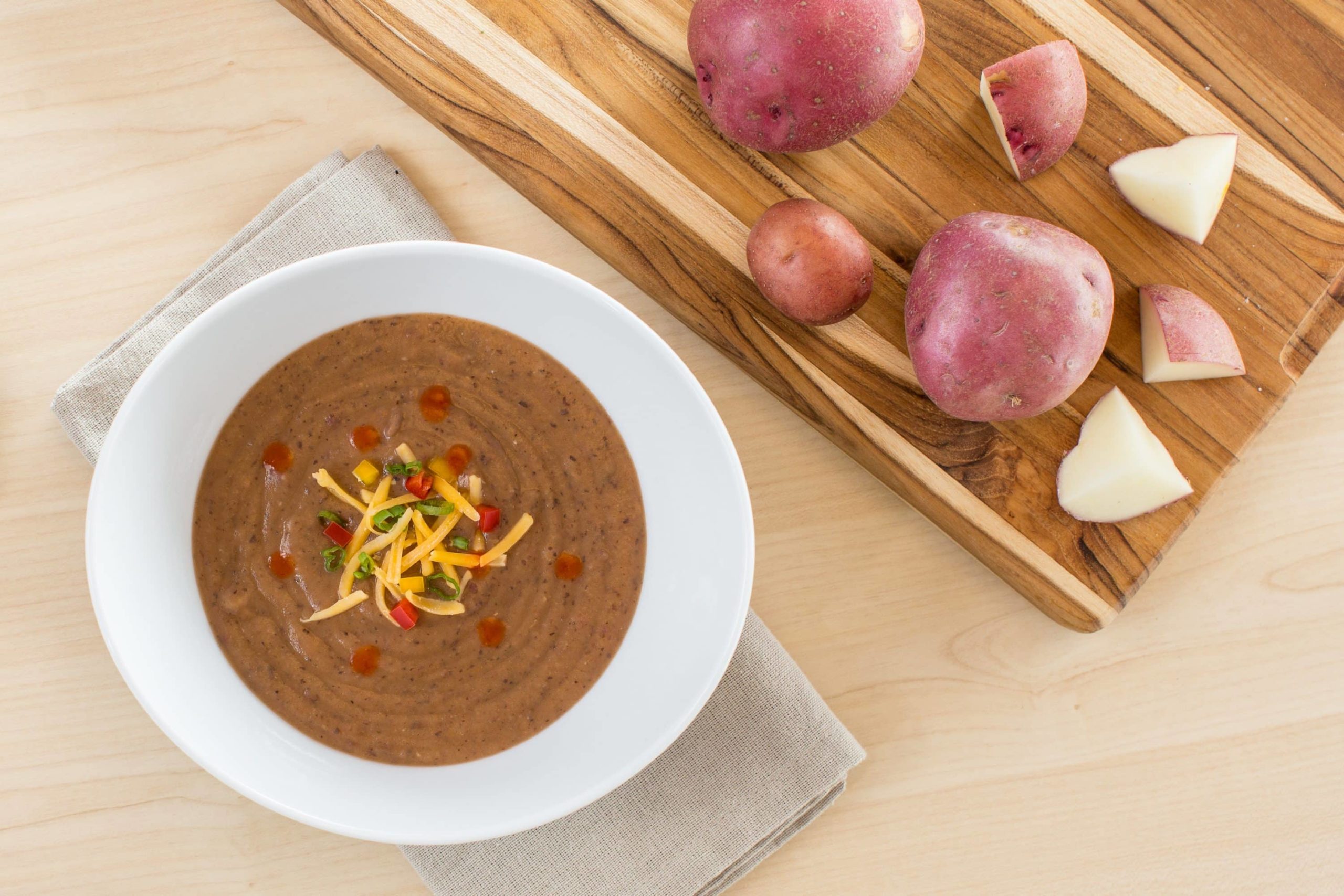 Potato Soup Recipe | Potato and Black Bean Soup | Soup Recipes