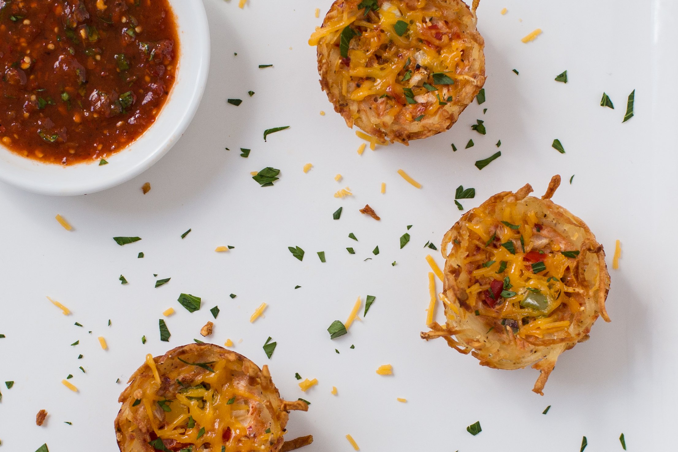 Portable Breakfast Recipes | Hash Brown and Egg Nests