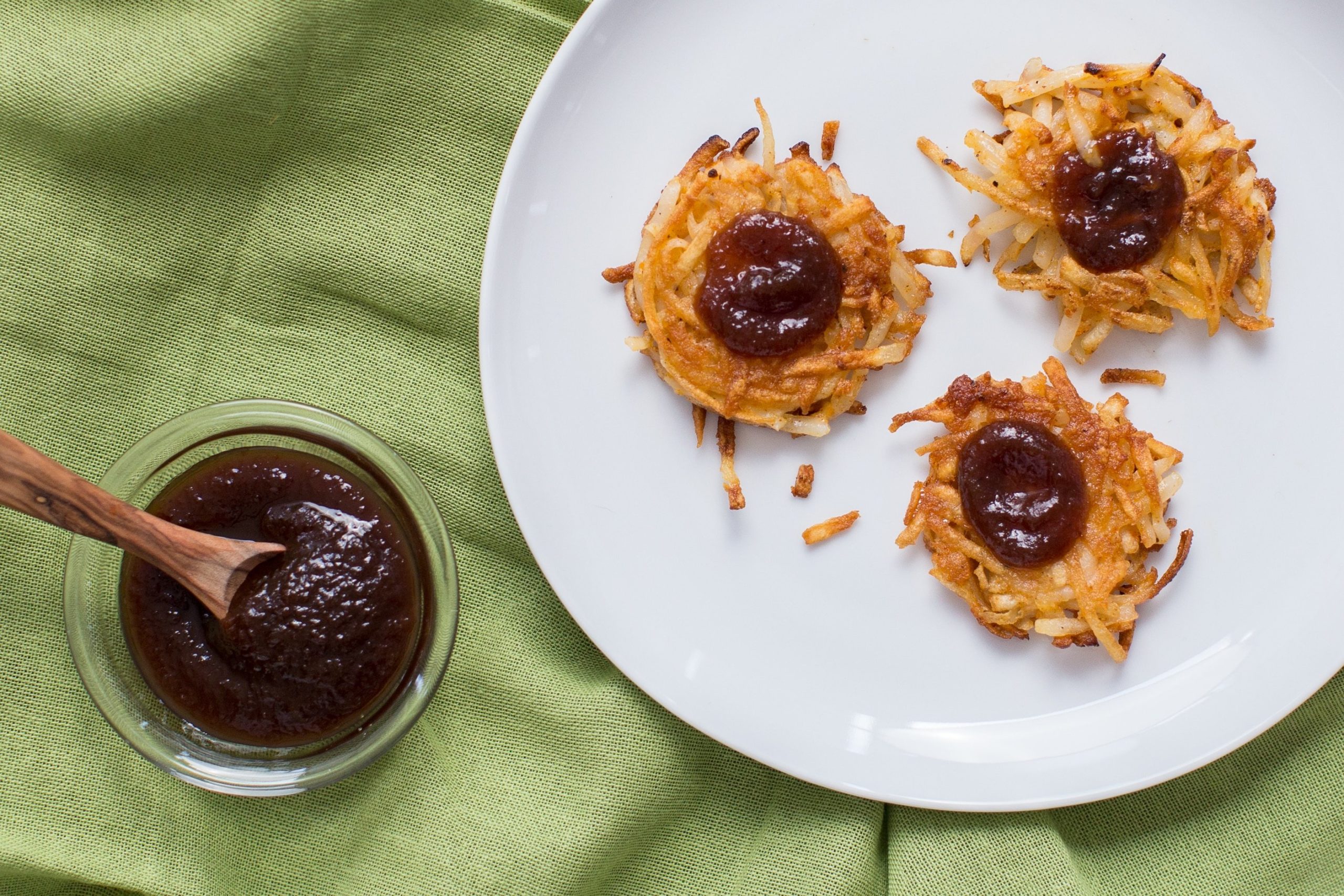 Potato Pancake Recipe | Potato Pancakes with Apple Butter