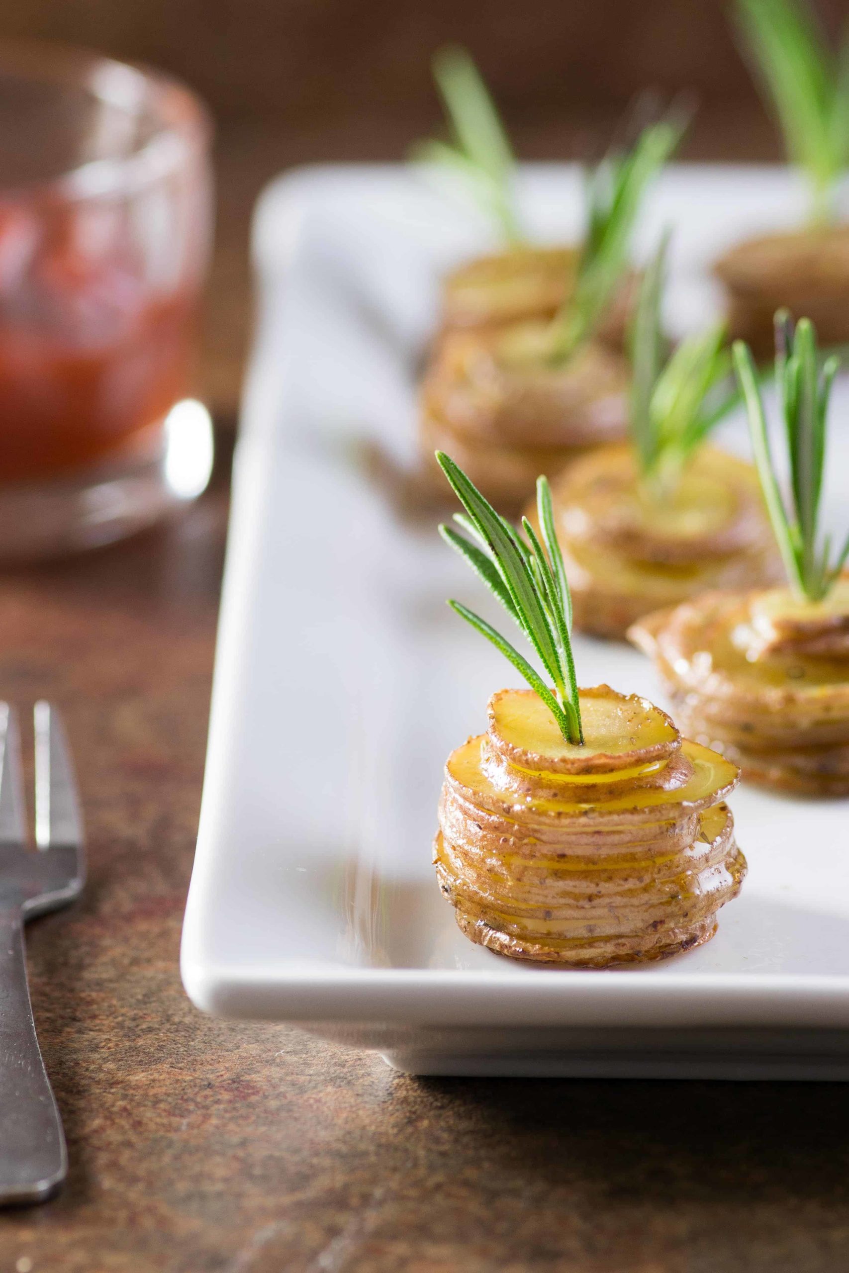 Roasted Potato Recipes | Roasted Baby Potato Stacks