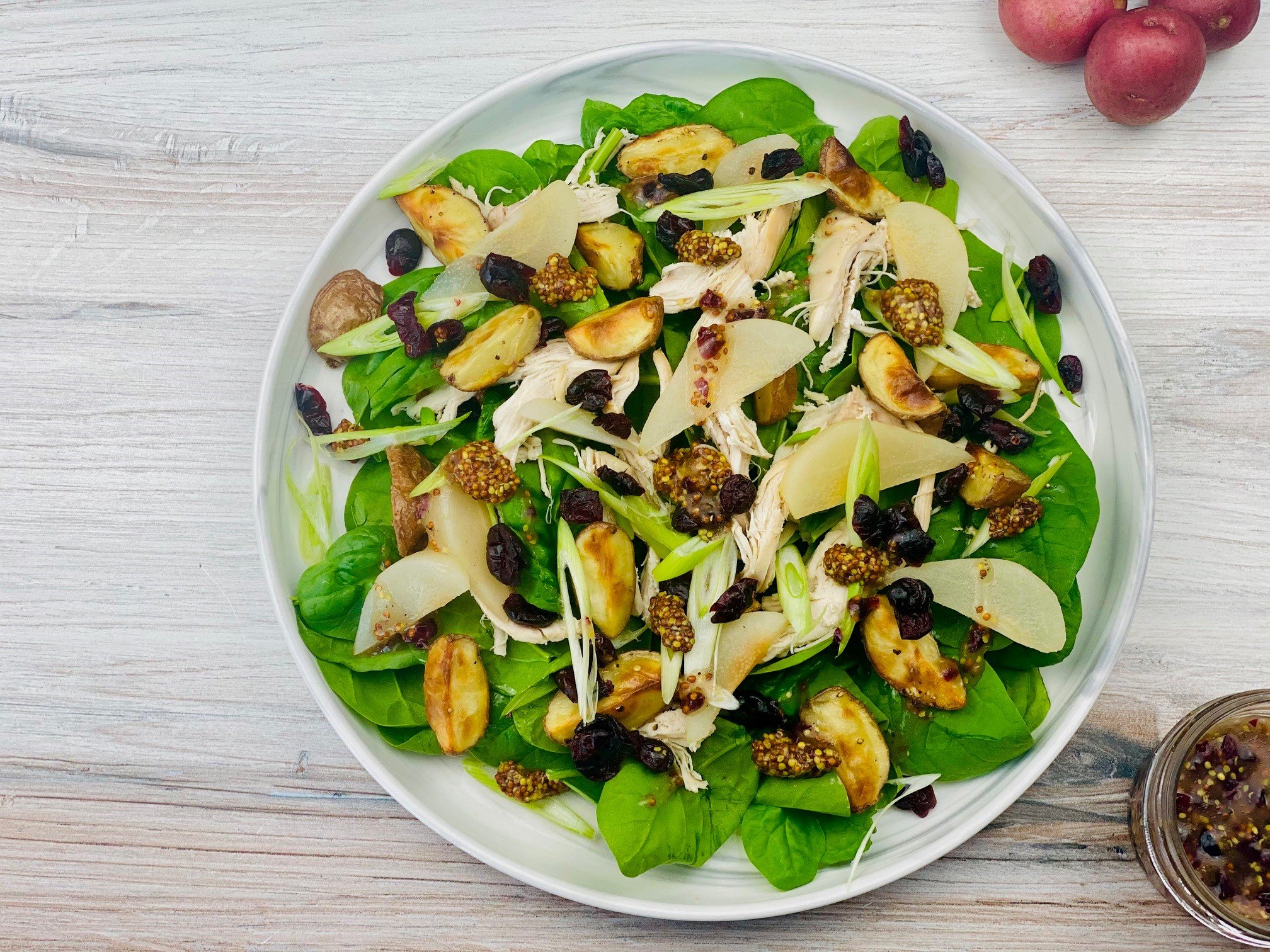 Chicken and Potato Fall Harvest Salad - Potato Goodness