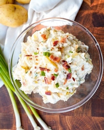 Texas Picnic Potato Salad | Potato Salad | Bacon | Picnic