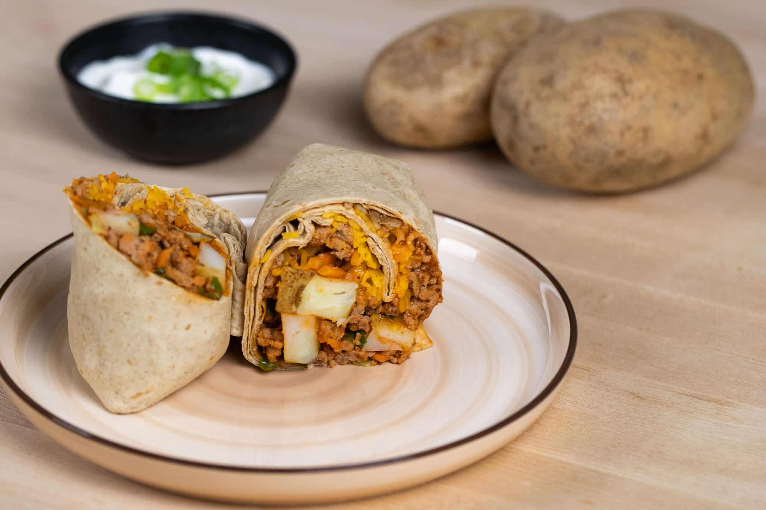 Turkey Potato Wraps - Potato Goodness