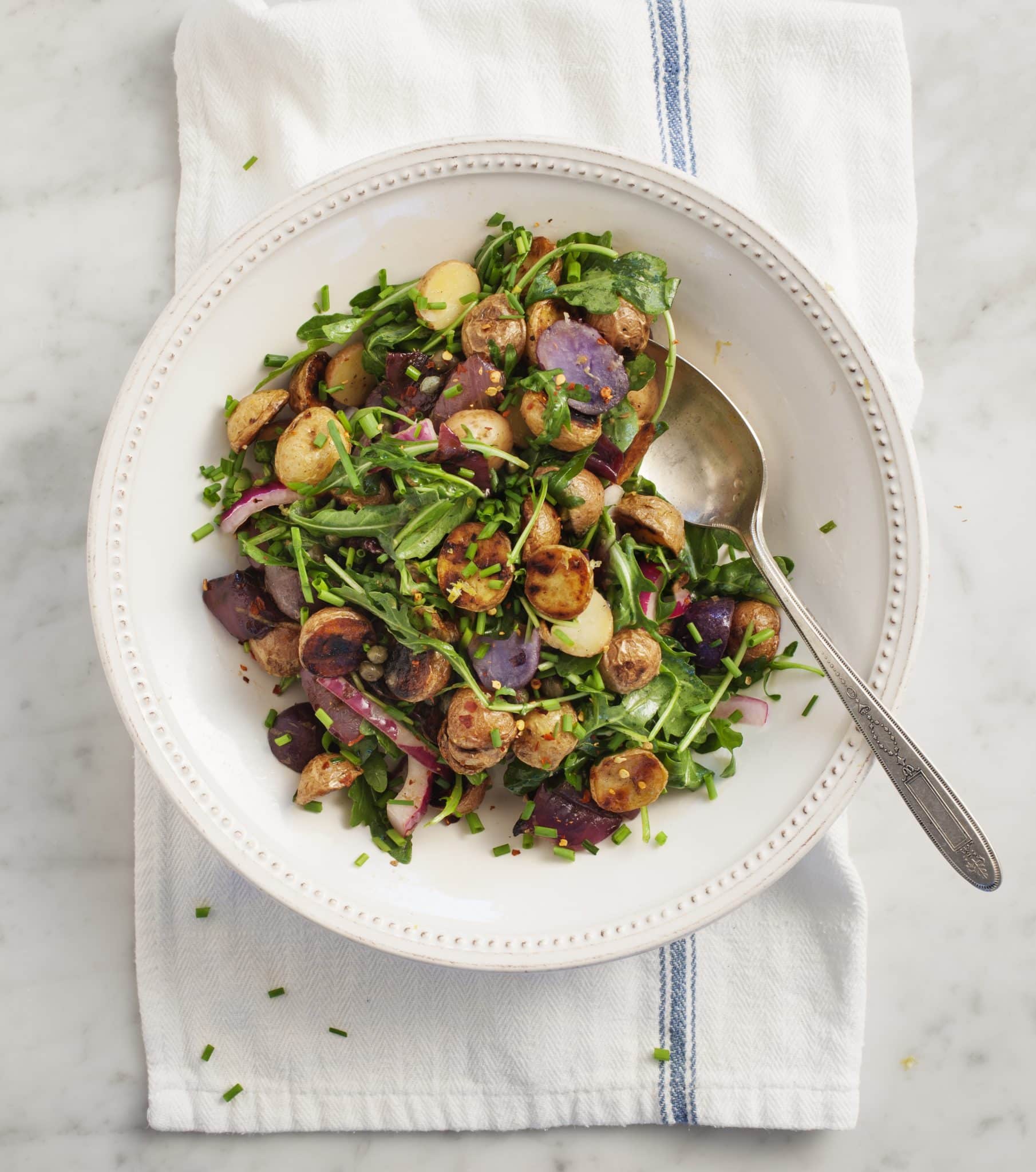 Potato Recipes | Grilled Potato and Arugula Salad