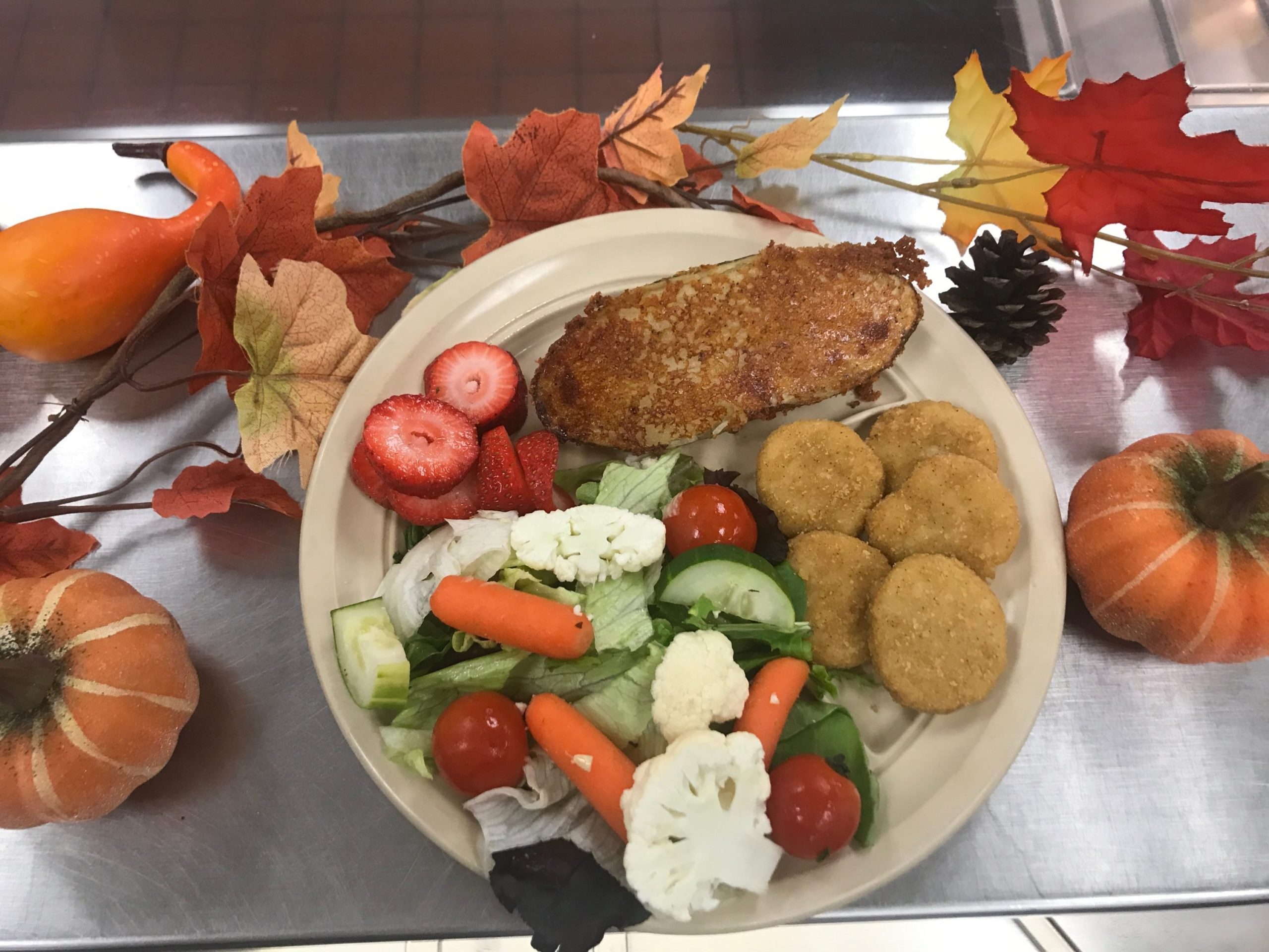School Foodservice Recipes | Parmesan Crusted Bakers